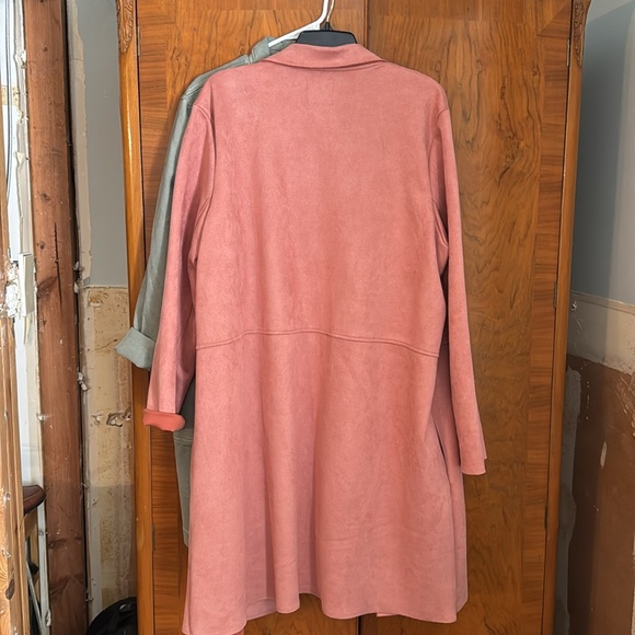 Primark moleskin duster jacket. Salmon XL. Bought in London. - Picture 7 of 7